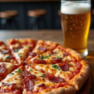pizza(dolden hervest )+any mojito