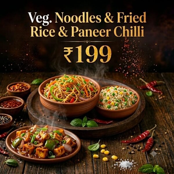 Veg.Noodles/Veg.fried Rice.Paneer