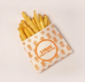Salted French Fries with cheese dip