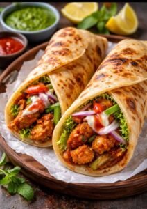 grilled panner wrap