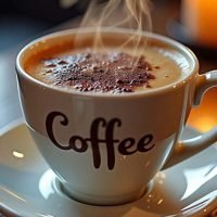 Cozy Morning Coffee Moment_ Warmth Comfort in Every Sip
